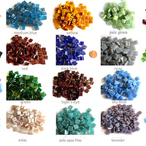 75 Small  Mosaic Tiles, Gold Glass Tiles, Small Square Tiles, Glass Mosaic Tiles, Miniature Tiles, Metallic Tiles, Glitter Tiles, 10 mm