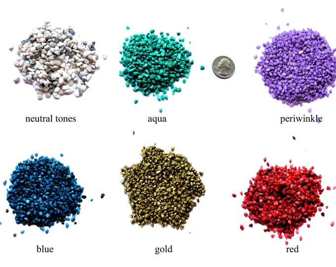 Colored Quartz, Tiny Pebbles, Colored Pebbles, Tiny Stones, Crushed ...