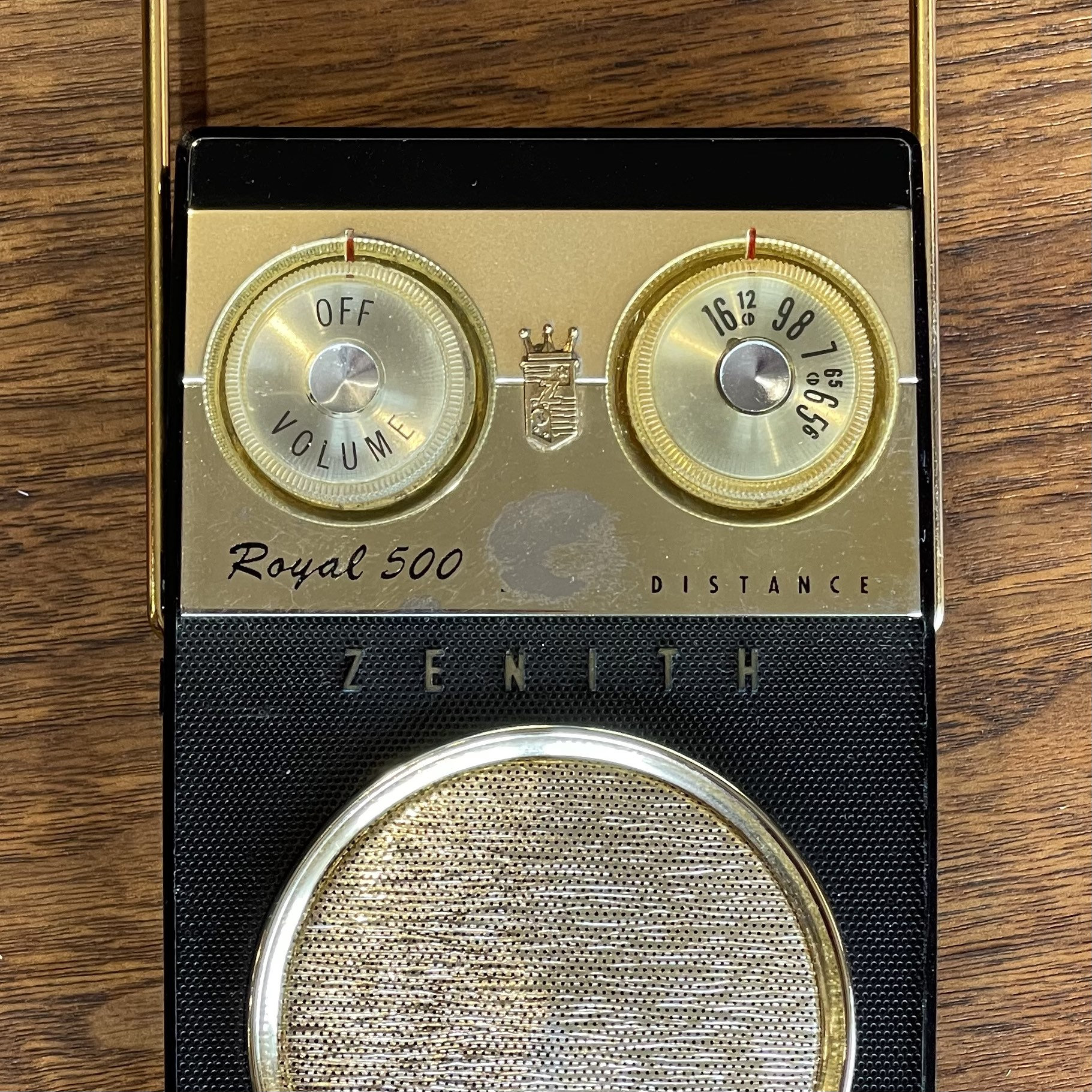 Zenith Royal 500YE Transistor Radio Owl Eye Tubeless Royal 500