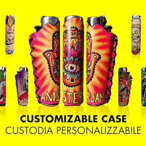 Estuche para encendedor Clipper personalizable pintado a mano - 1 pieza - ¡Cuéntame tu idea!