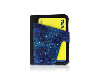 Outerspace - Hand-Painted Leather Wallet