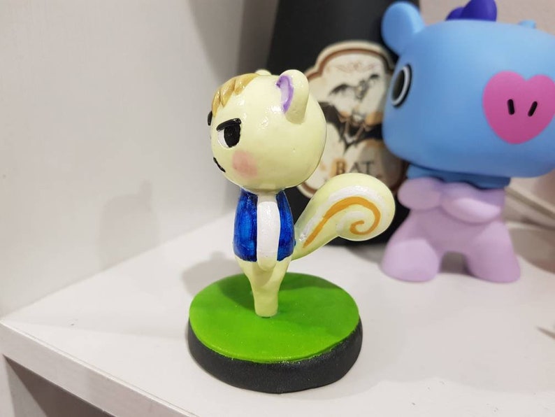 ANIMAL CROSSING amiibo style Marshal standing figure Etsy