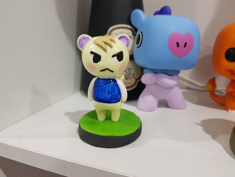 ANIMAL CROSSING amiibo style Marshal standing figure Etsy