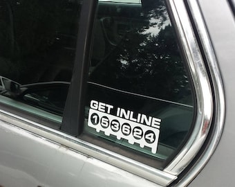 Get Inline 6 Cylinder Decal