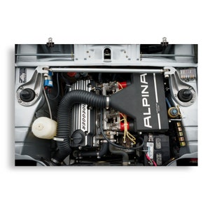 BMW 2002 Engine Bay Poster