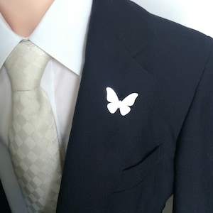 Butterfly pin with Magnetic back, Butterfly Pin, Pin Accessories, Brooch Pin,Groomsmen Boutonniere, wedding Lapel Suit Pin, butterfly metal.