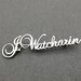 Custom Handwriting Pin, Mother Gift, Wedding Pin, Memorial Brooch ...