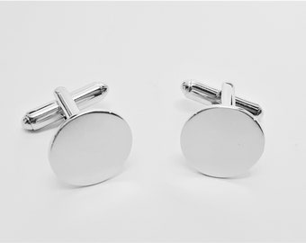 Runde Edelstahl Manschettenknöpfe • Sentimental Geschenk • Bräutigam Manschettenknöpfe Hochzeitsgeschenk • Manschettenknöpfe • Trauzeugen Geschenke • gold Manschettenknöpfe