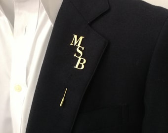 Custom Lapel Pin//boutonnière//Lapel Pin Brooch//Mens Lapel//customized//gift personalized//Personalized Lapel Pin