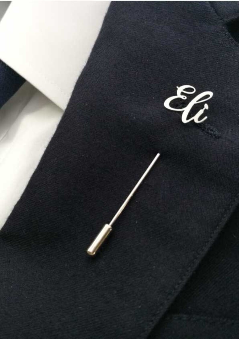 Lapel Boutonniere// Lapel Pin//custom Monogram Letter Etsy UK