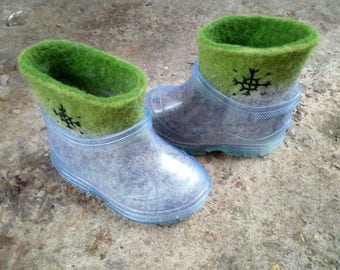 felt overshoes