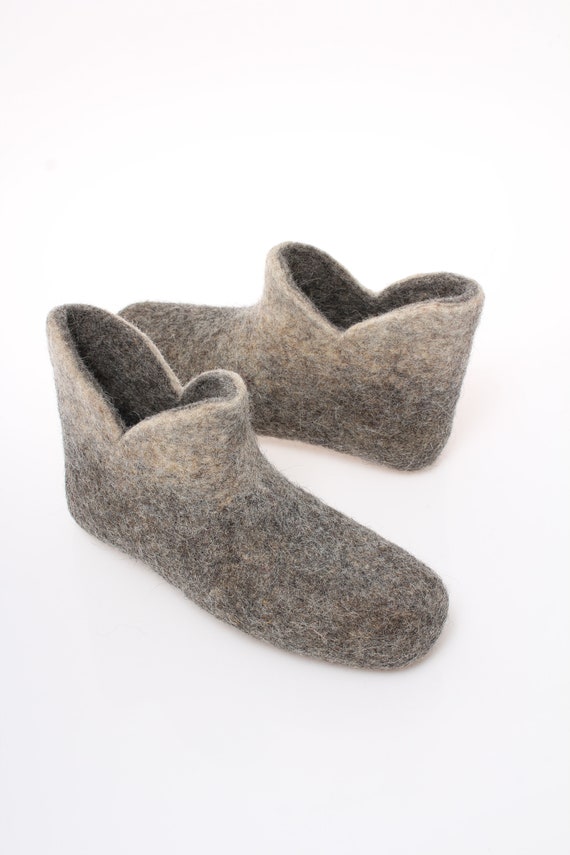 boiled wool slipper boots