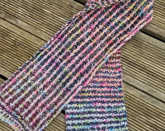 Hand Knitted Double Sided Scarf