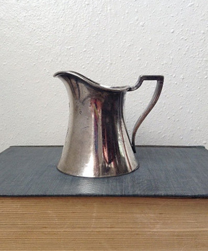 Wallace Brothers Silver Co Monogrammed Creamer / Small Pitcher Etsy