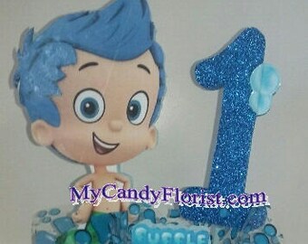 BUBBLE GUPPIES 3D Centerpiece or Cake Topper! Choose Favorite Character! Great Party Decor & Perfect After Party Keepsake for Little Ones!