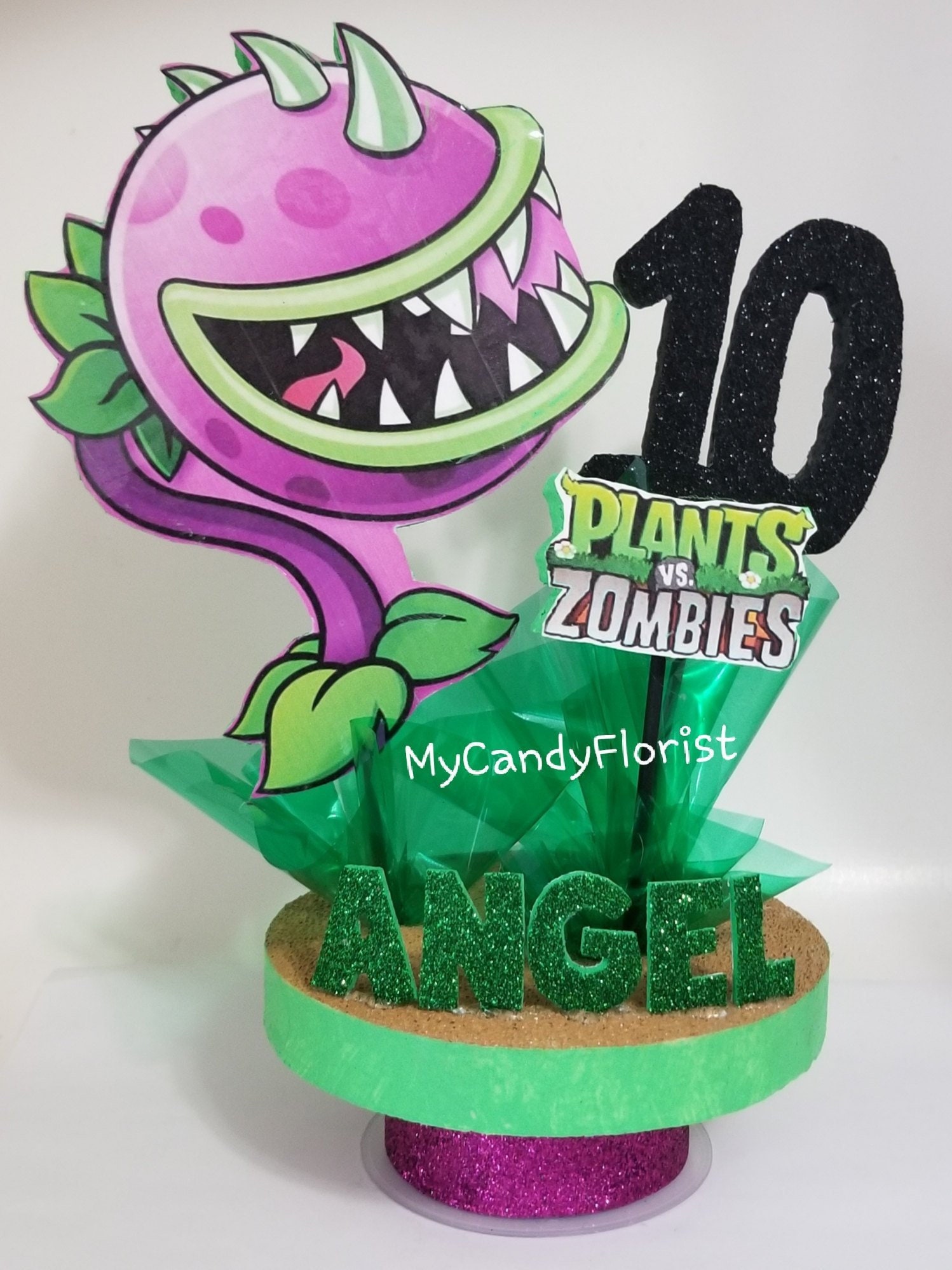 Plants Vs Zombies Heroes Green Shadow Edible Cake Topper Image ABPID09 – A  Birthday Place