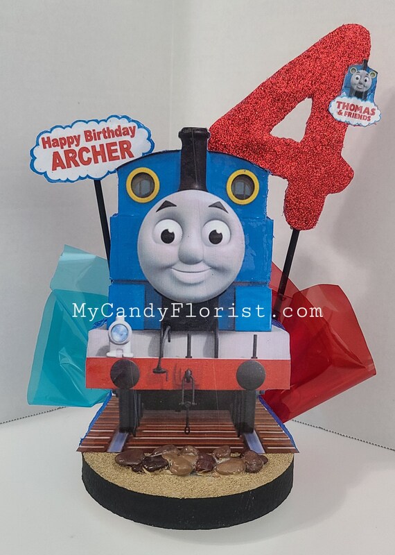 THOMAS the TRAIN 3D Cake Topper or Use as a Centerpiece Party - Etsy THOMAS the TRAIN 3D Cake Topper or Use as a Centerpiece Party - Etsy