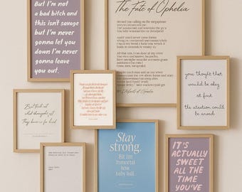 Life Of A Showgirl Aesthetic Wall Art Bundle — 17 Feminine Printable Posters