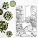 Plant Mom Coloring Book, House Plants PDF, Plant Coloring Pages, Plant ...