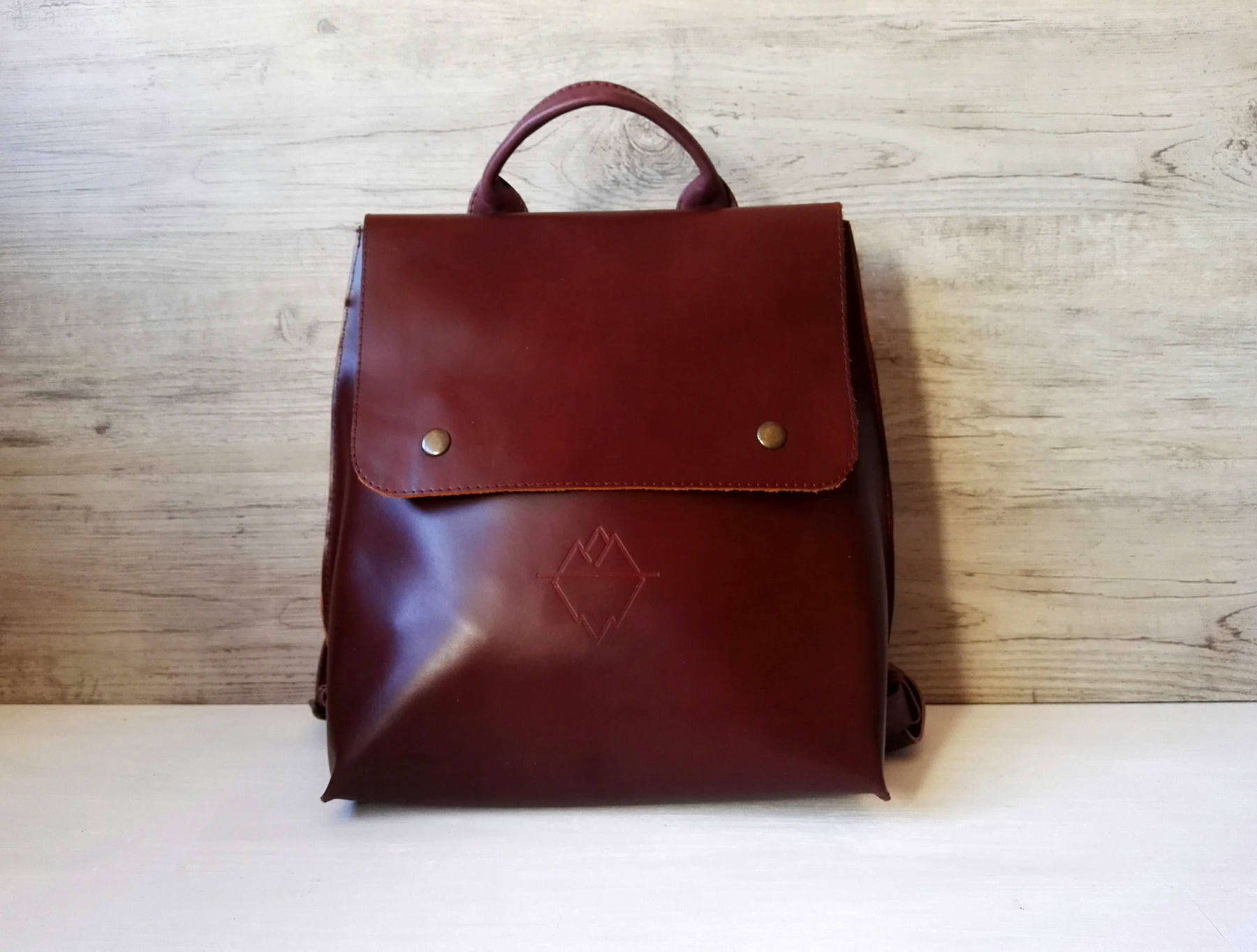 Red Wine Color Bag Woman Backpack Red Backpack Backpack for Etsy