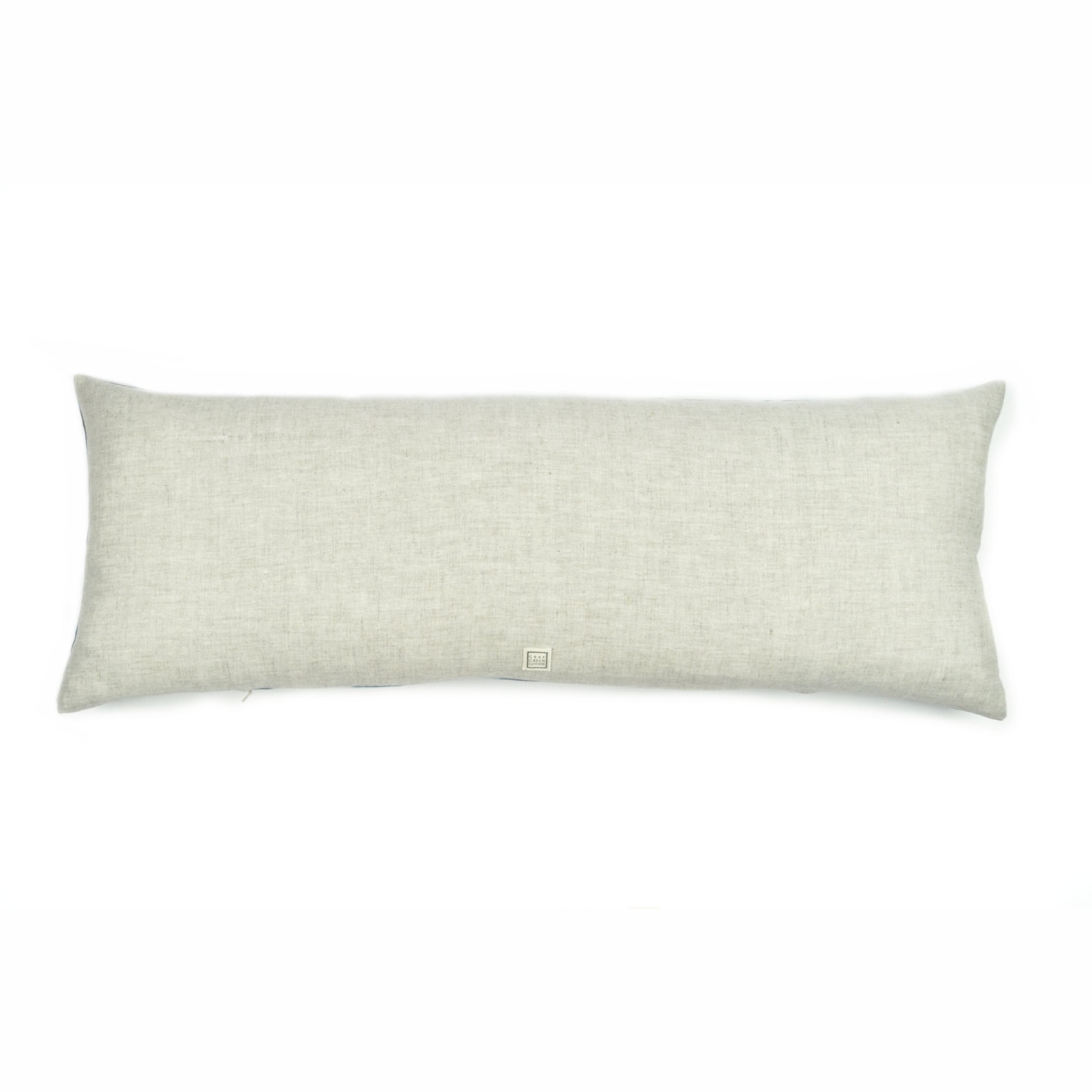 Blue Shibori Bolster Pillow Cover in Grid Pattern for 14x36 Etsy