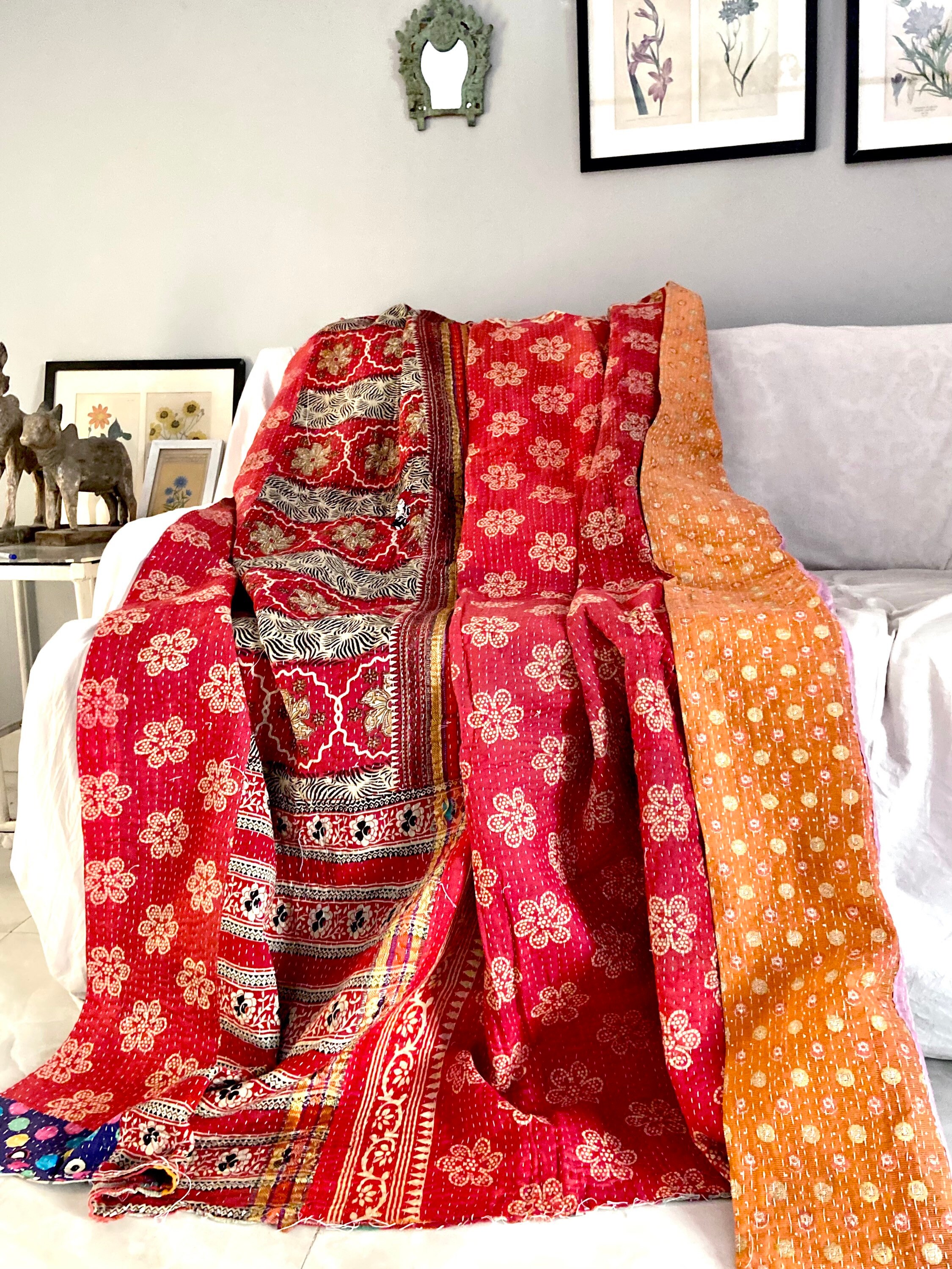 Tonk /Rare kantha Collectible Quilt in Heavy Weight and Etsy