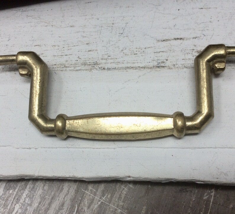 Drawer Pull Vintage SOLID Keeler Brass KBC Architectural Bail Etsy