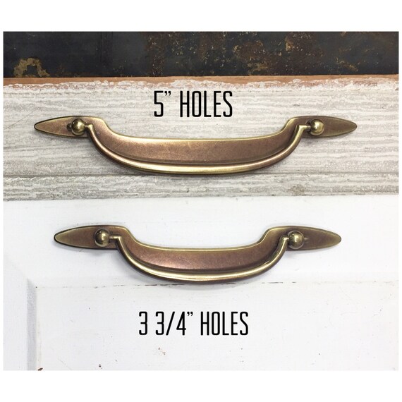 Antique Drawer Pulls 2 Sizes Keeler Brass Furniture Handle Etsy