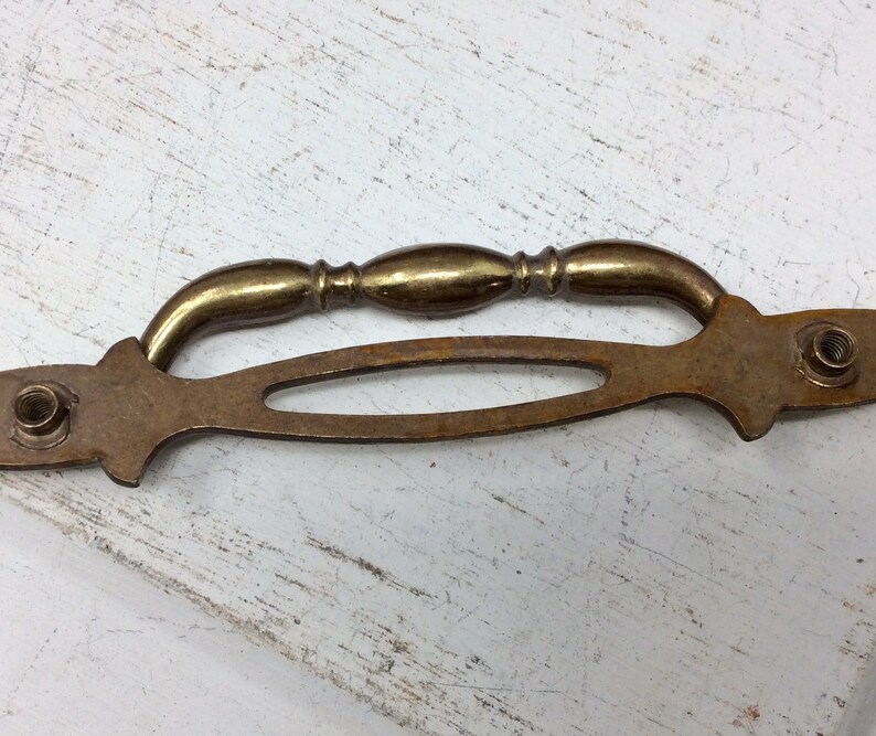 Antique Drawer Pulls KEELER Brass Furniture Handle KBC Etsy