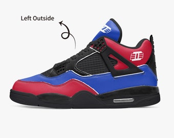 Detroit Detroit Pistons Inspired Custom Basketball Sneakers