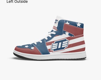 D313 Detroit Tribute to America High Top Leather Sneakers