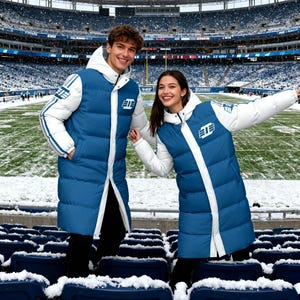 D313 Detroit Lions Inspired All-over Print Unisex Long Down Jacket