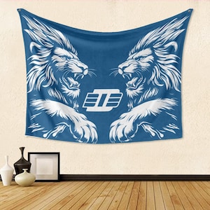 D313 Detroit Lions Inspiriert Einseitiger Wandbehang