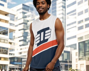 Detroit Tigers Inspired All-Over Print Men&#39;s O-neck Sleeveless Shirt