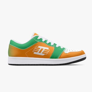 Detroit 313 Fussball Fever Serie - Irland inspirierte Low-Top Leder Sneakers