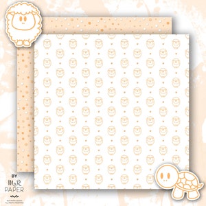 New Baby Digital Paper 2 Clipart: Baby Pastel image 6