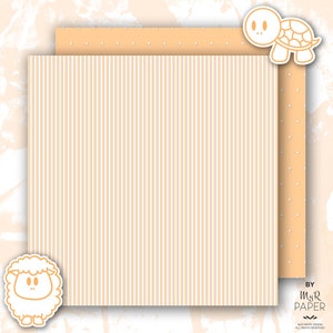 New Baby Digital Paper 2 Clipart: Baby Pastel image 5