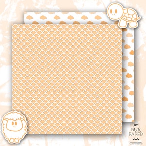 New Baby Digital Paper 2 Clipart: Baby Pastel image 3