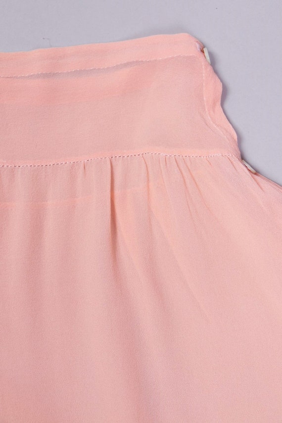 Vtg 1940s Salmon Pink Slip / Tap ‘Skirt’ | XS-S - image 6