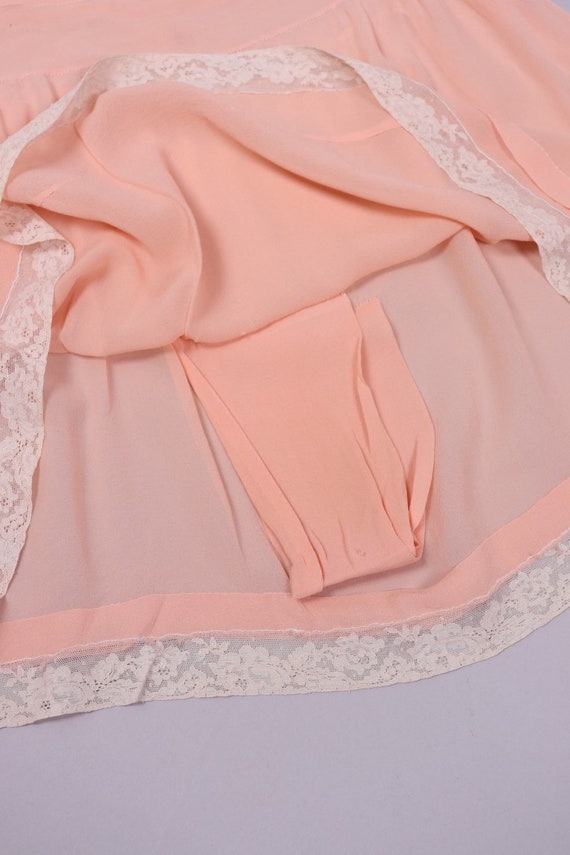 Vtg 1940s Salmon Pink Slip / Tap ‘Skirt’ | XS-S - image 8