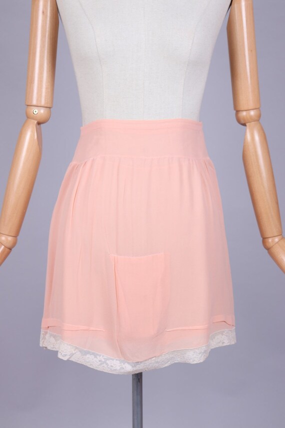 Vtg 1940s Salmon Pink Slip / Tap ‘Skirt’ | XS-S - image 9