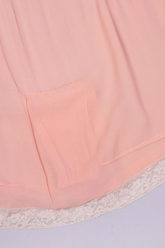 Vtg 1940s Salmon Pink Slip / Tap ‘Skirt’ | XS-S - image 5