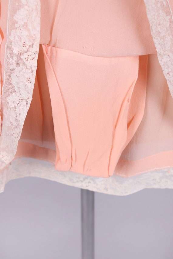 Vtg 1940s Salmon Pink Slip / Tap ‘Skirt’ | XS-S - image 10
