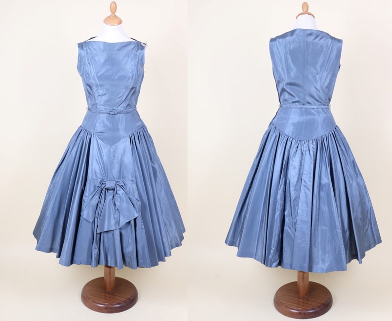 pale blue evening gown