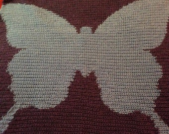 Butterfly Baby Blanket Crochet Pattern