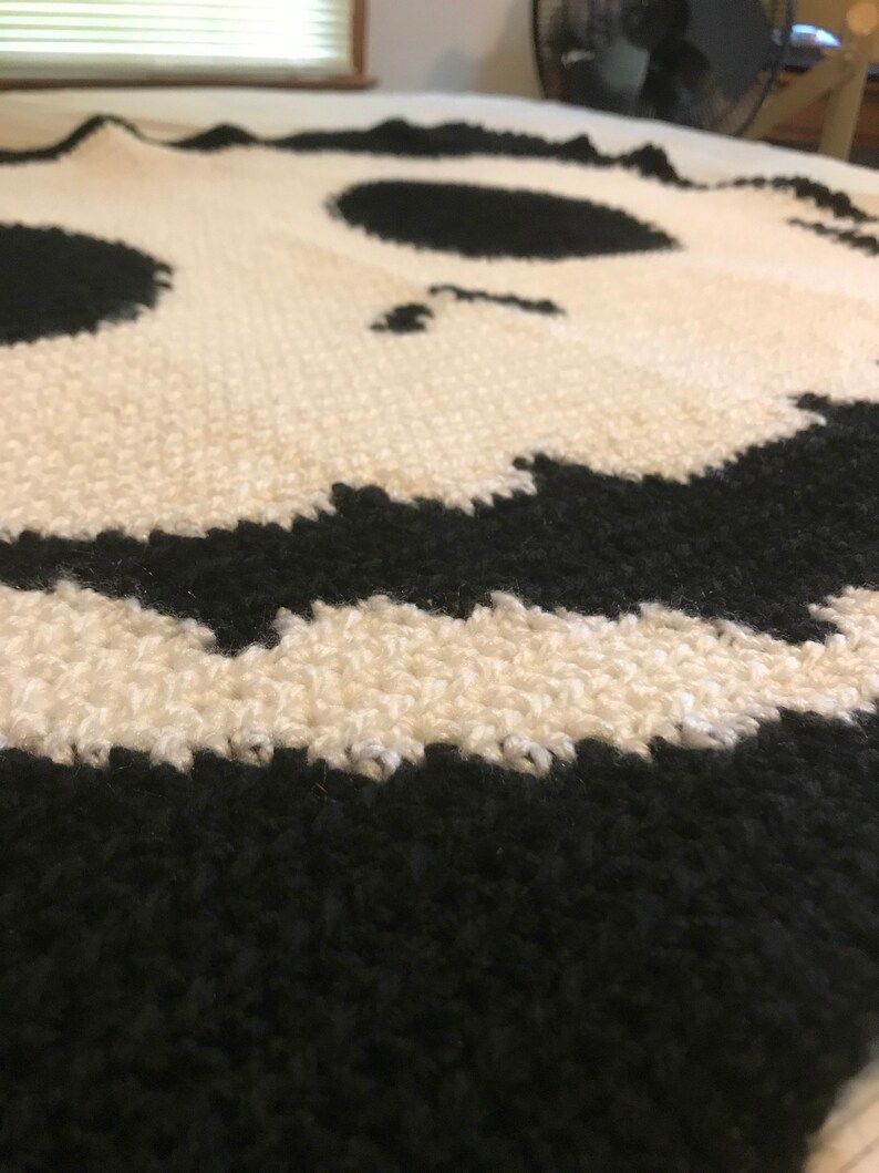 Jack Skellington Baby Blanket Crochet PATTERN Nightmare Etsy