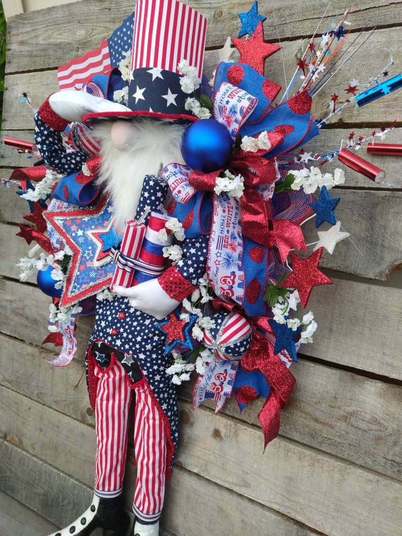 uncle sam 4th of july red white and blue coat
