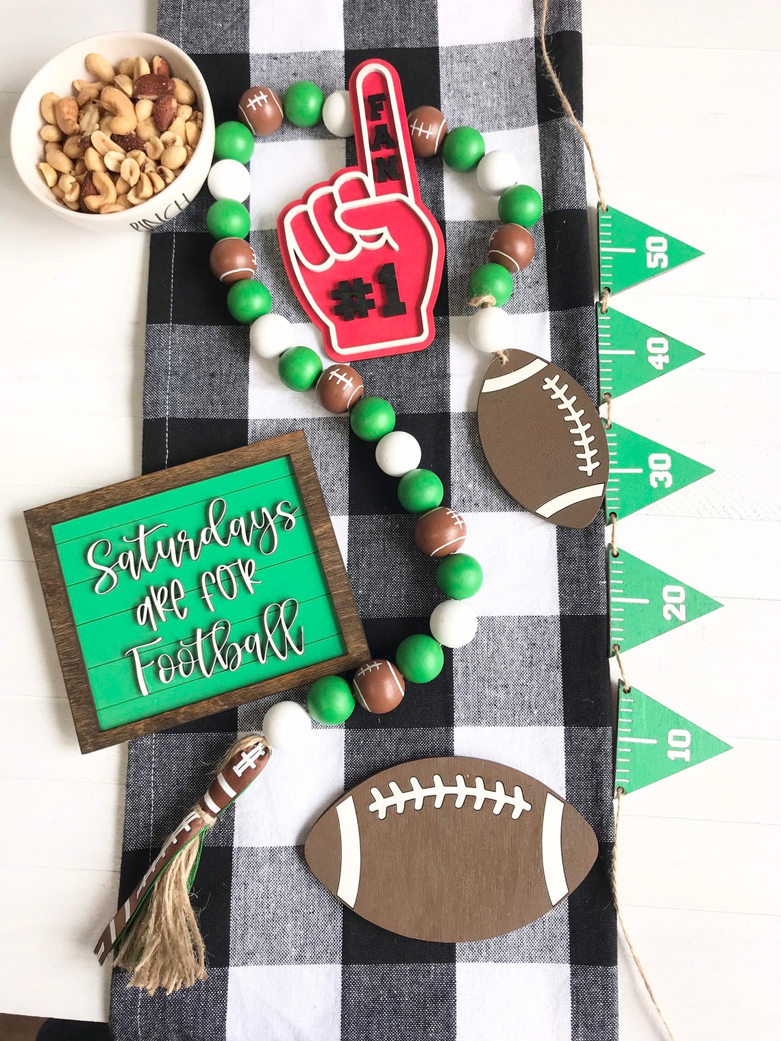 Football Garland Etsy