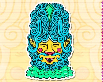 3” Retired Pirate Lenore  - vinyl sticker