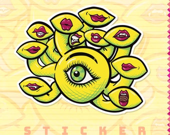 3" Mouth-Desa Vinyl sticker